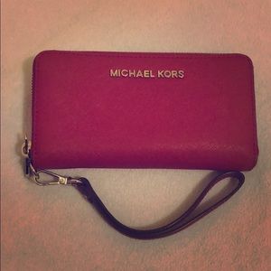 Michael Kors Red wristlet